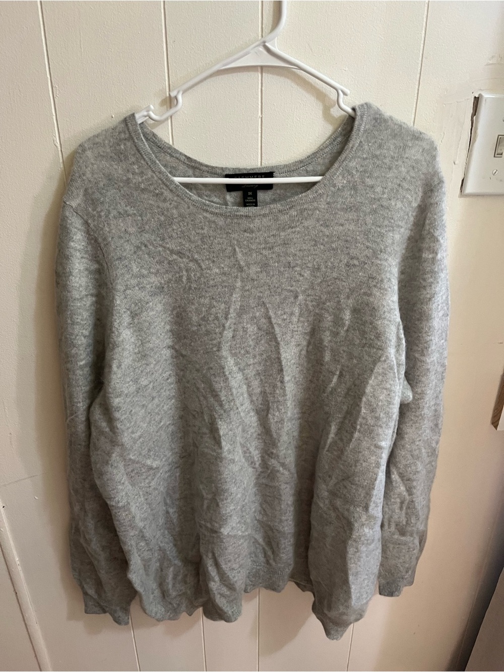 Charter Club Gray Crewneck Sweater